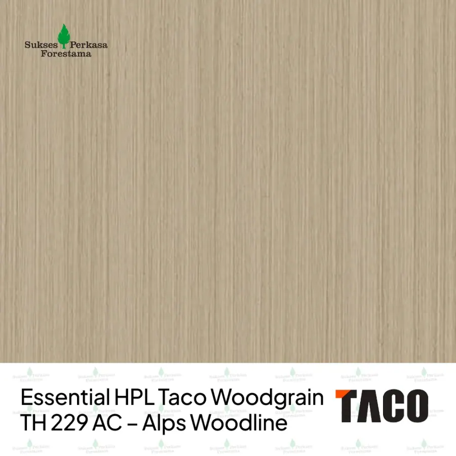 Essential HPL Taco Woodgrain TH 229 AC – Alps Woodline