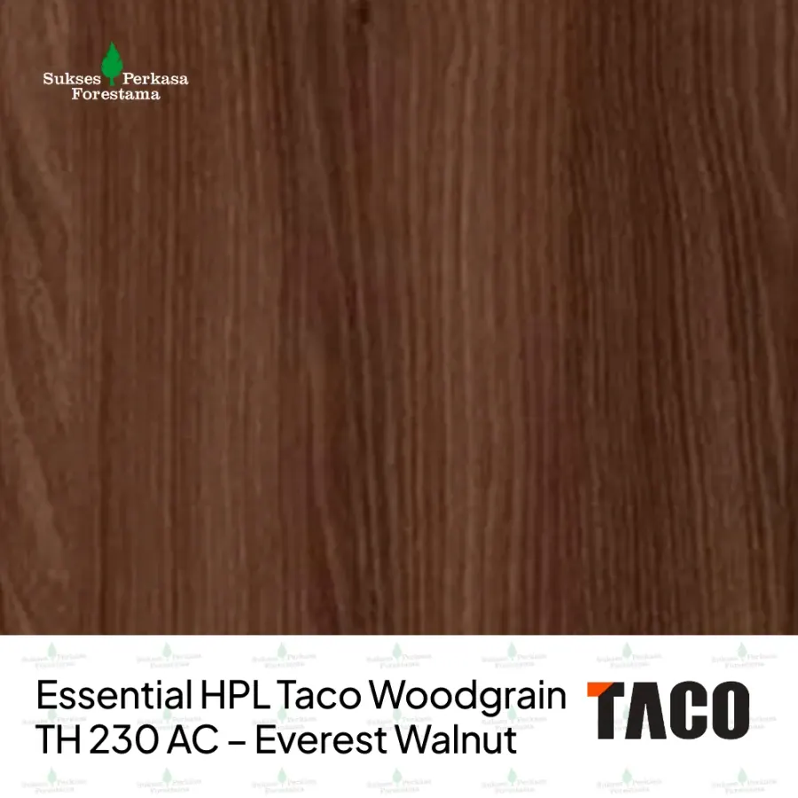 Essential HPL Taco Woodgrain TH 230 AC – Everest Walnut