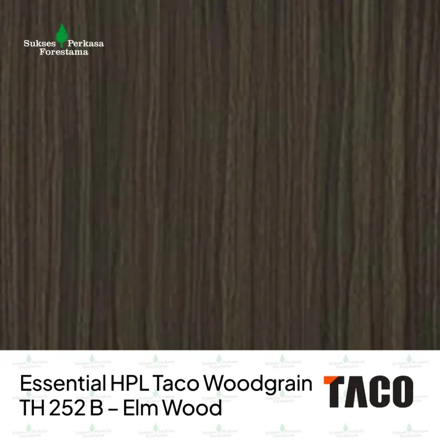Essential HPL Taco Woodgrain TH 252 B – Elm Wood