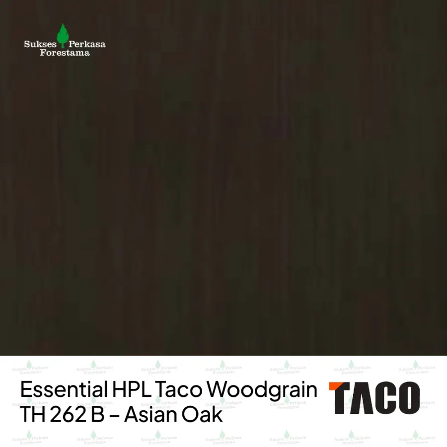 Essential HPL Taco Woodgrain TH 262 B – Asian Oak
