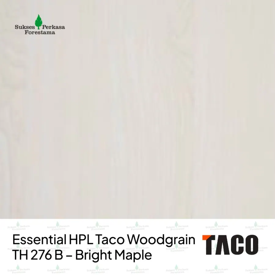 Essential HPL Taco Woodgrain TH 276 B – Bright Maple