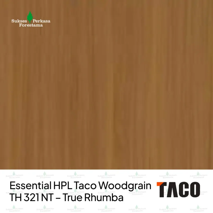 Essential HPL Taco Woodgrain TH 321 NT – True Rhumba