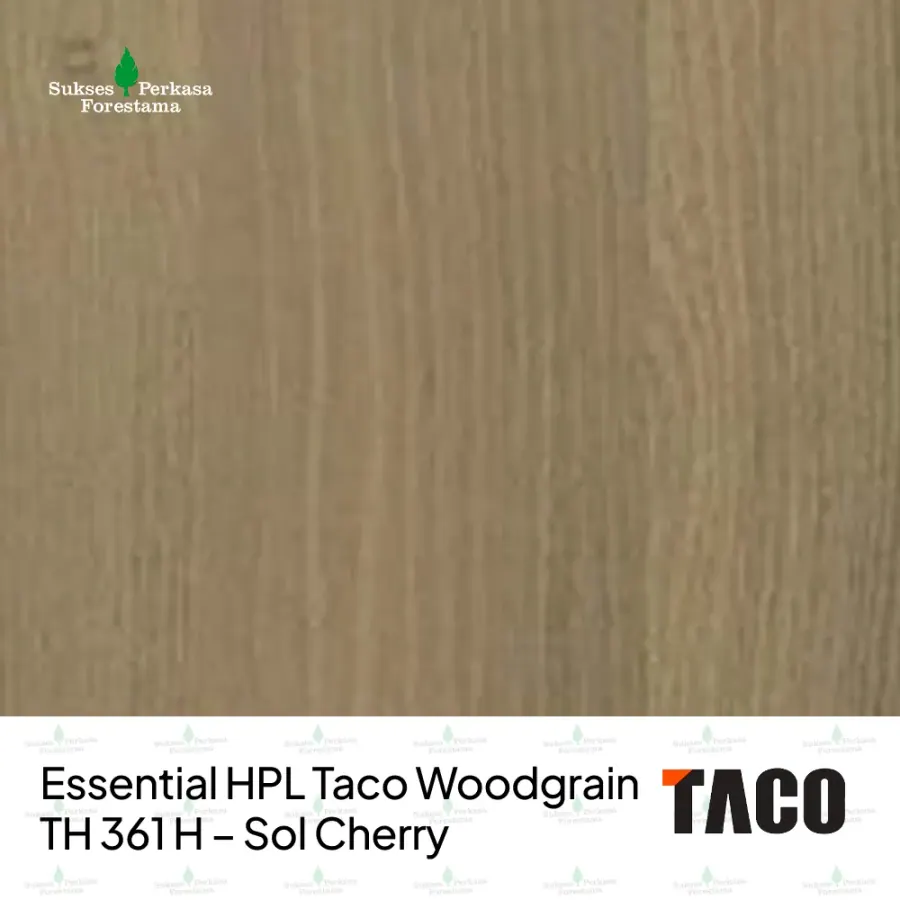 Essential HPL Taco Woodgrain TH 361 H – Sol Cherry