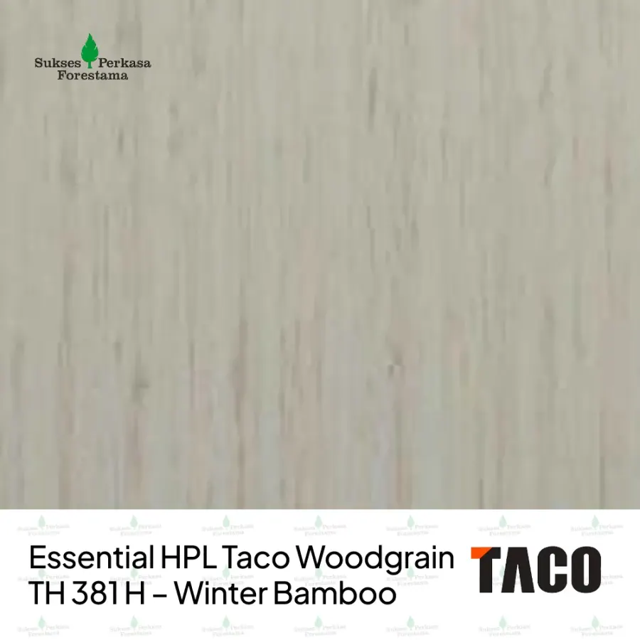 Essential HPL Taco Woodgrain TH 381 H – Winter Bamboo