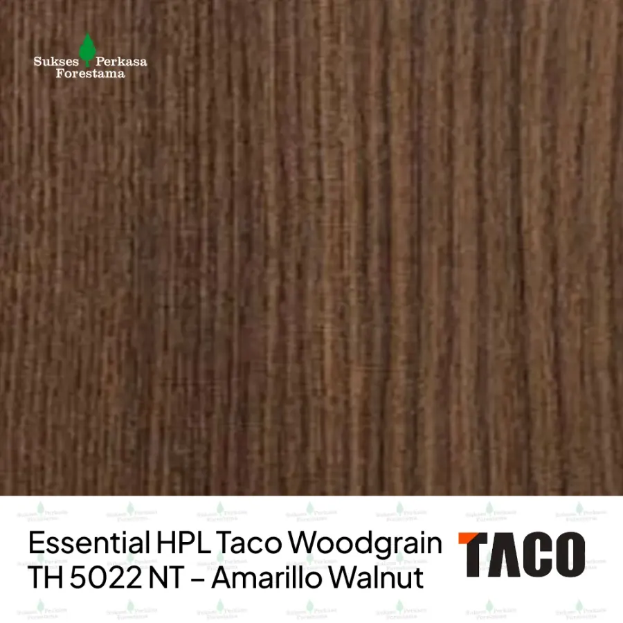 Essential HPL Taco Woodgrain TH 5022 NT – Amarillo Walnut