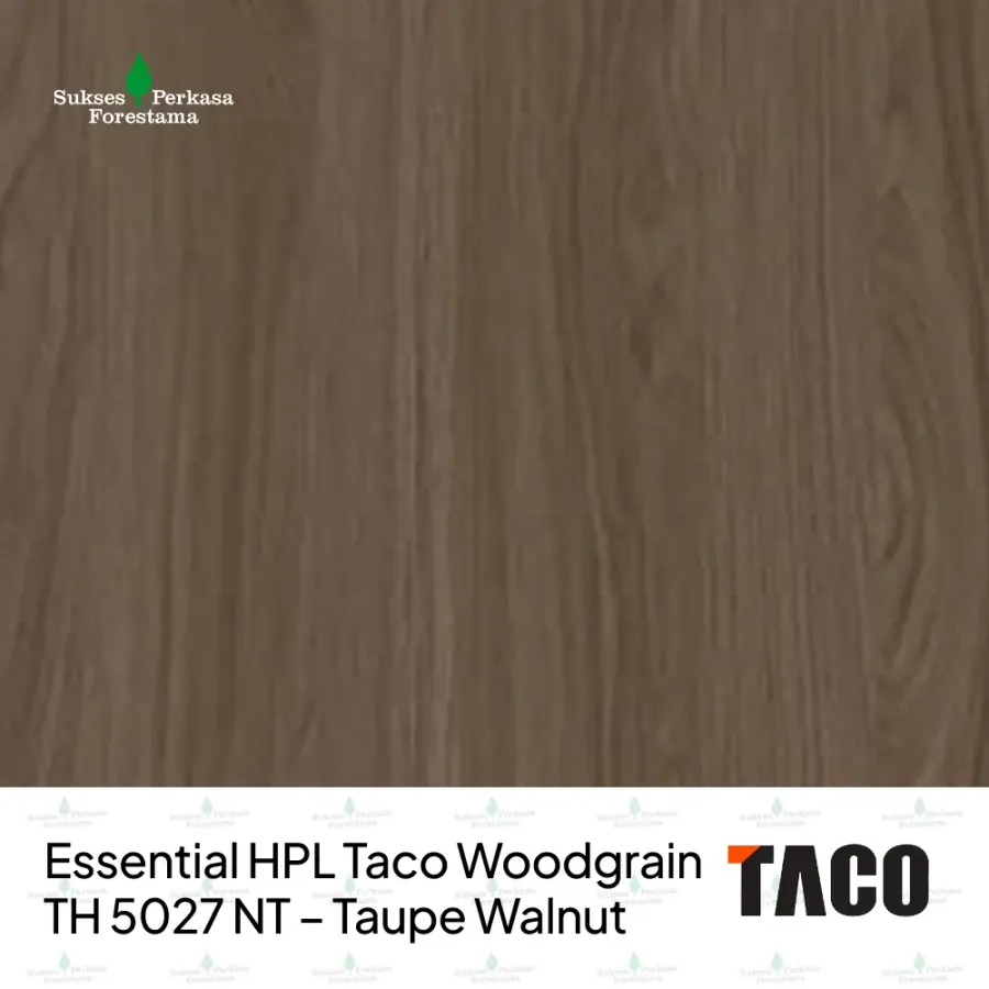 Essential HPL Taco Woodgrain TH 5027 NT – Taupe Walnut