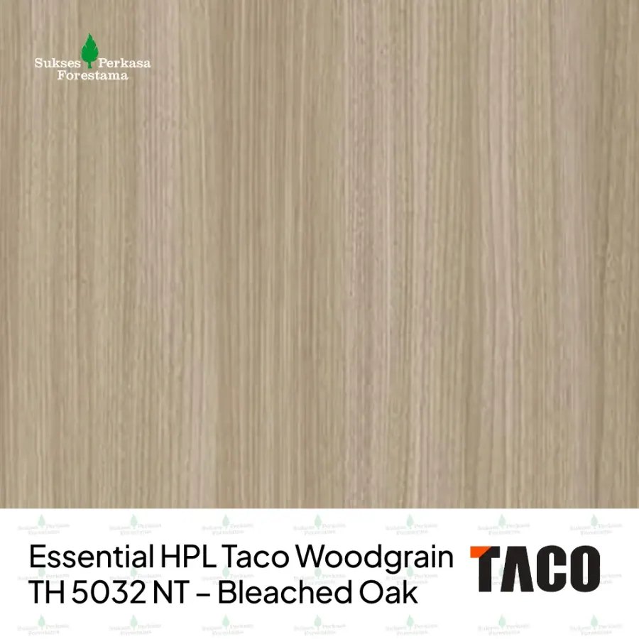 Essential HPL Taco Woodgrain TH 5032 NT – Bleached Oak