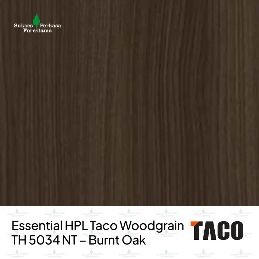 Essential HPL Taco Woodgrain TH 5034 NT – Burnt Oak