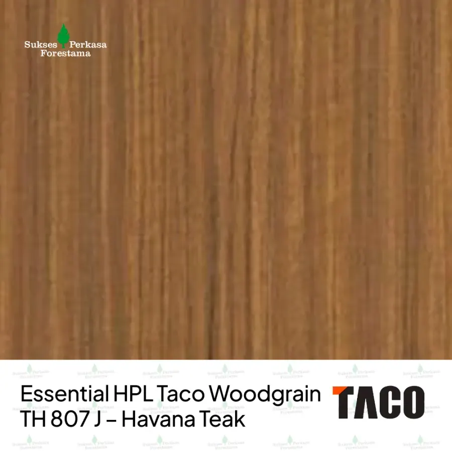 Essential HPL Taco Woodgrain TH 807 J – Havana Teak
