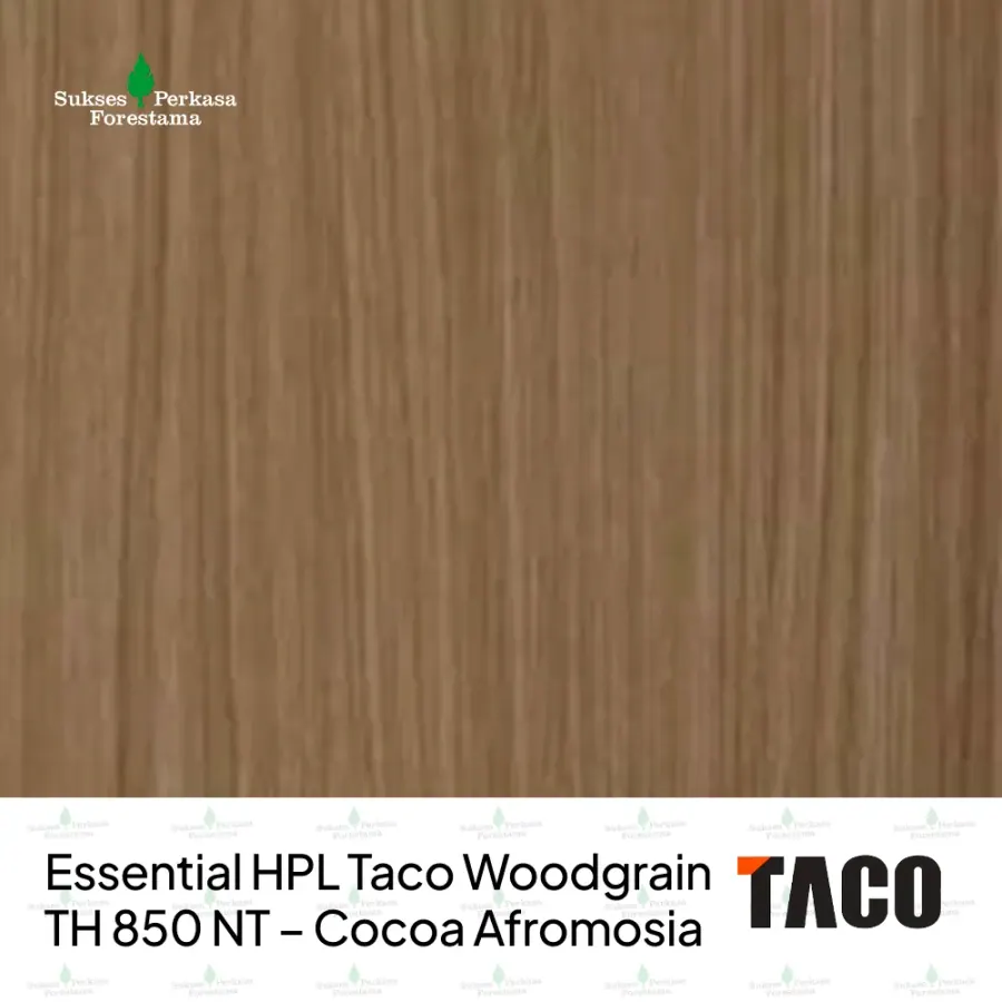 Essential HPL Taco Woodgrain TH 850 NT – Cocoa Afromosia