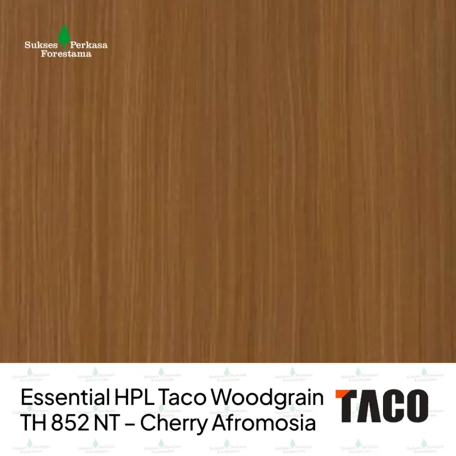 Essential HPL Taco Woodgrain TH 852 NT – Cherry Afromosia