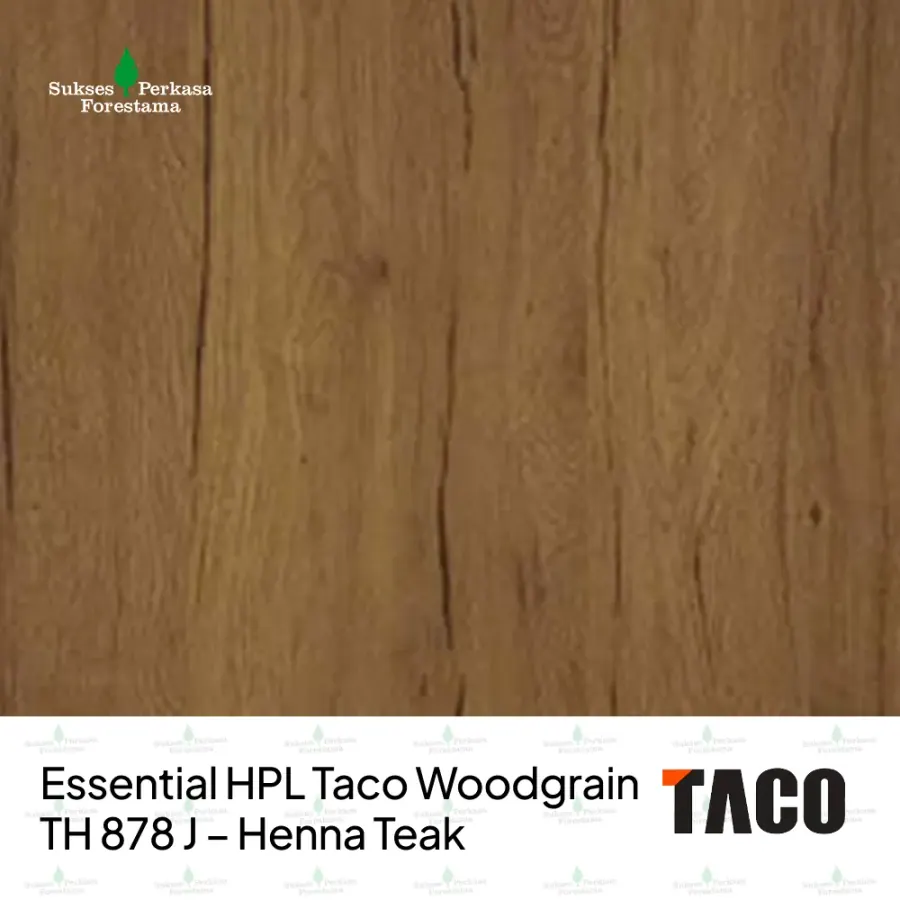 Essential HPL Taco Woodgrain TH 878 J – Henna Teak