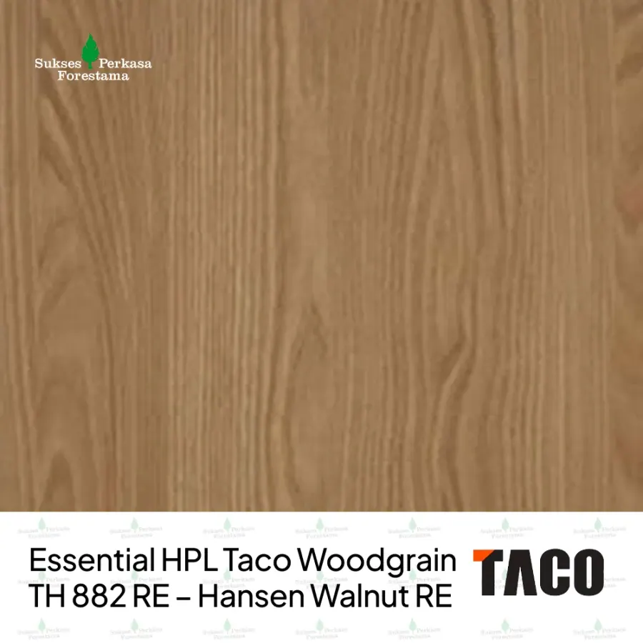 Essential HPL Taco Woodgrain TH 882 RE – Hansen Walnut RE