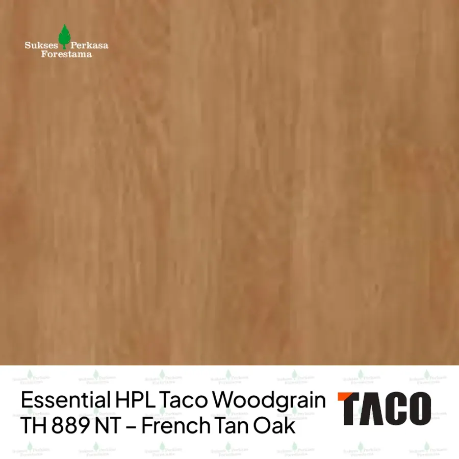 Essential HPL Taco Woodgrain TH 889 NT – French Tan Oak
