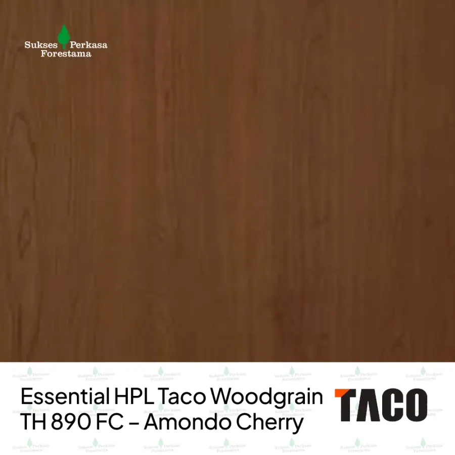 Essential HPL Taco Woodgrain TH 890 FC – Amondo Cherry