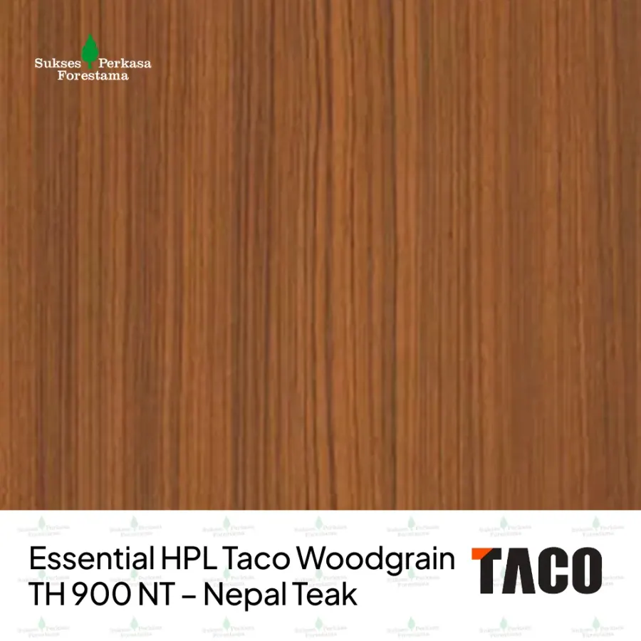 Essential HPL Taco Woodgrain TH 900 NT – Nepal Teak