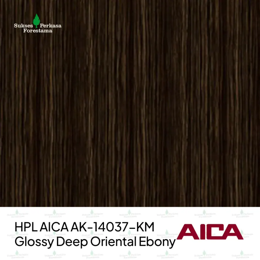 HPL AICA AK-14037-KM – Glossy Deep Oriental Ebony