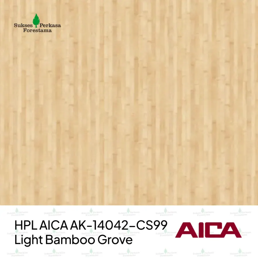 HPL AICA AK-14042-CS99 – Light Bamboo Grove