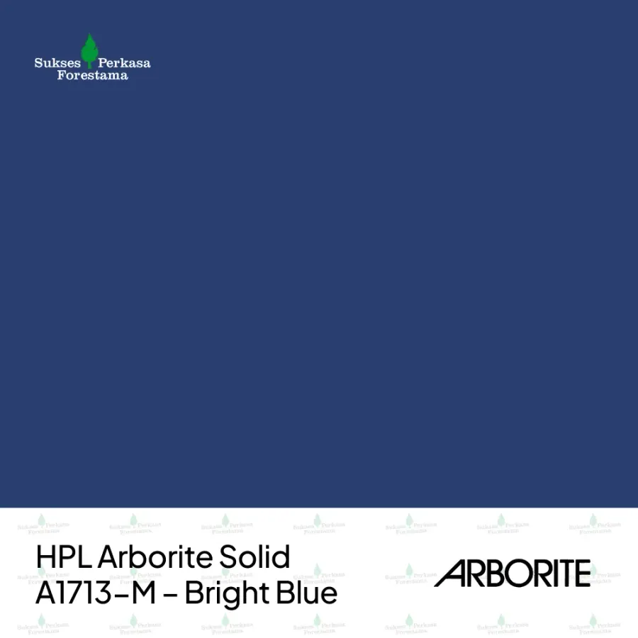 HPL Arborite Solid A1713-M – Bright Blue