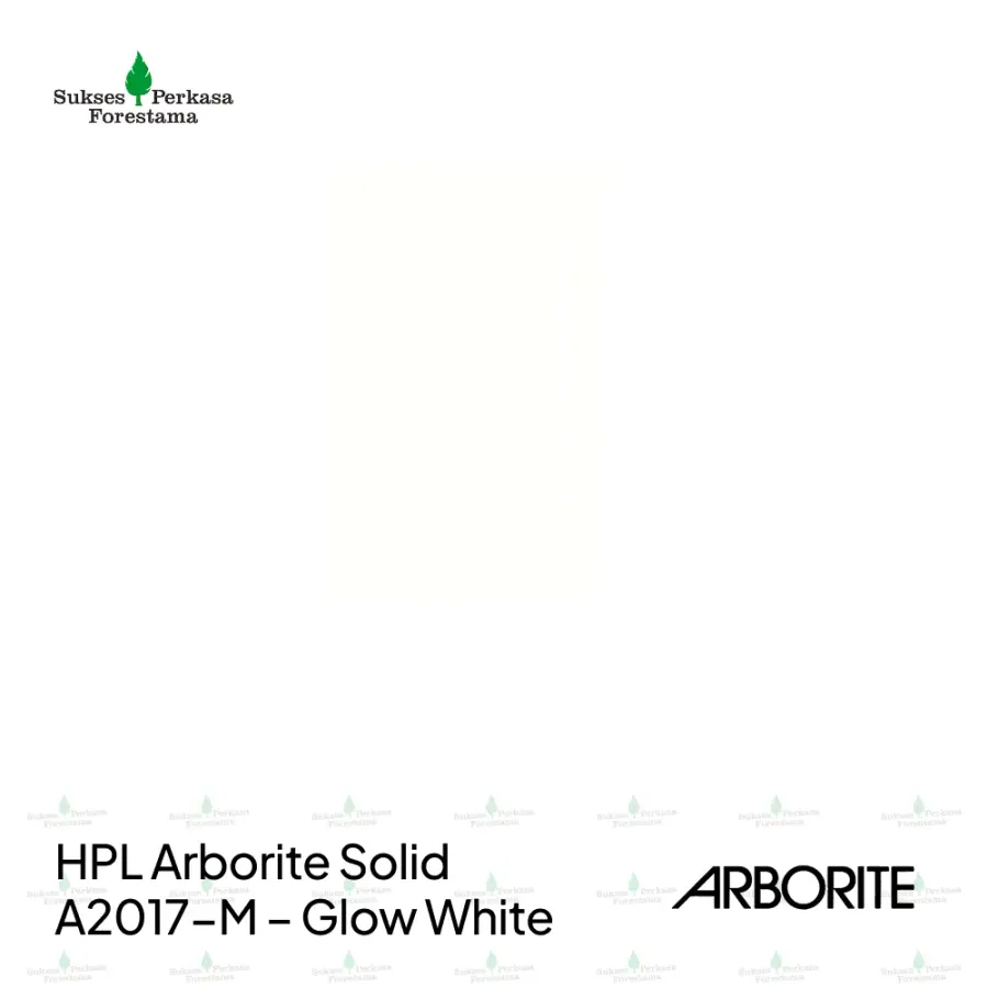 HPL Arborite Solid A2017-M – Glow White
