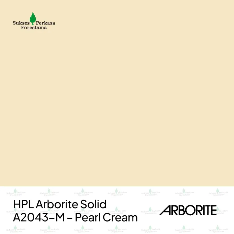 HPL Arborite Solid A2043-M – Pearl Cream