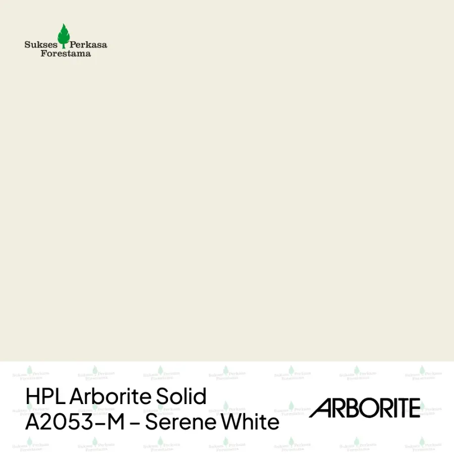 HPL Arborite Solid A2053-M – Serene White