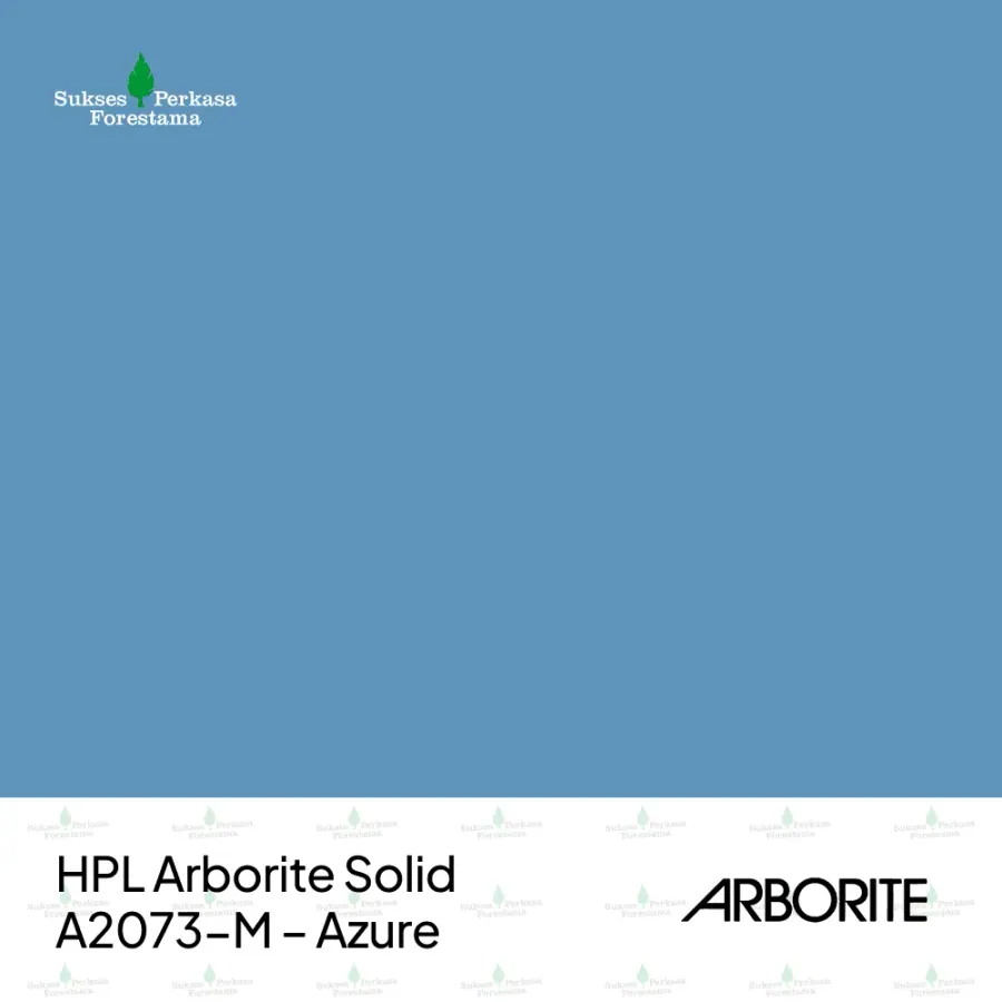 HPL Arborite Solid A2073-M – Azure