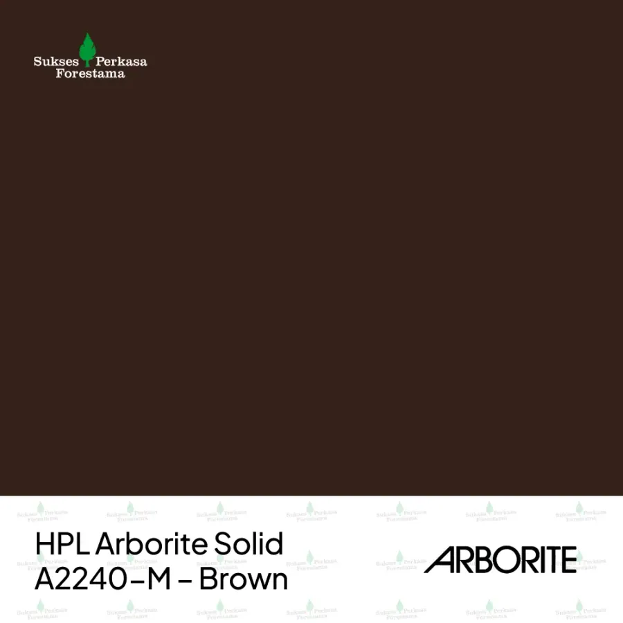 HPL Arborite Solid A2240-M – Brown
