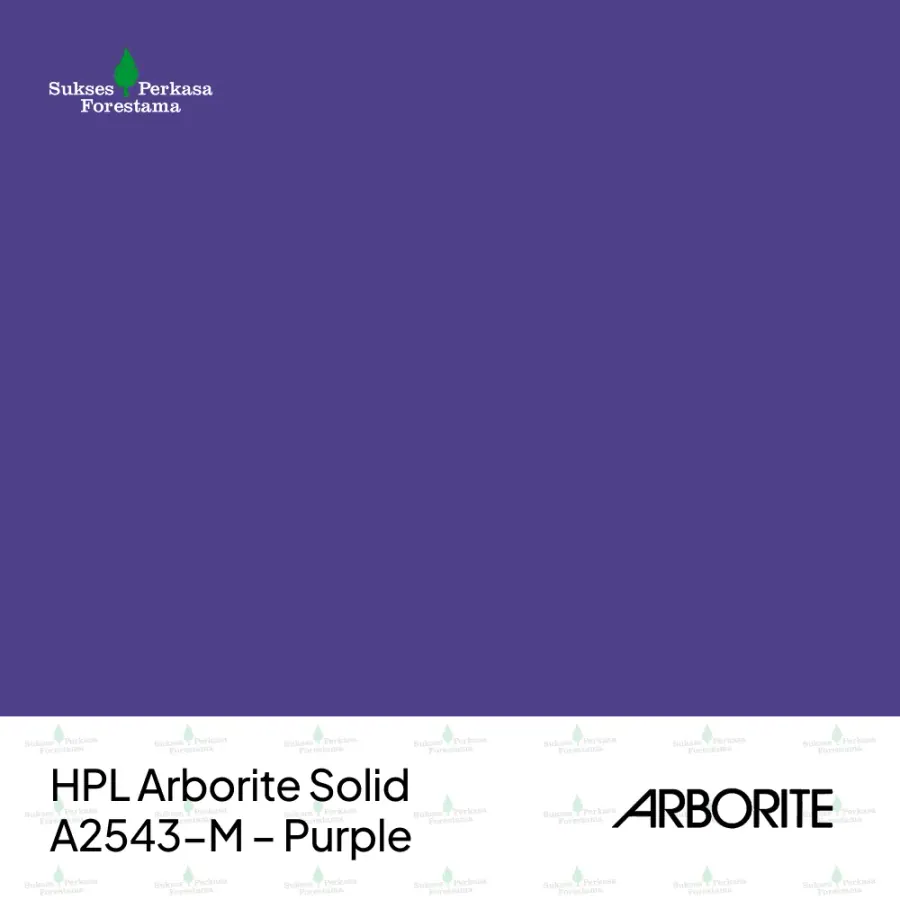 HPL Arborite Solid A2543-M – Purple
