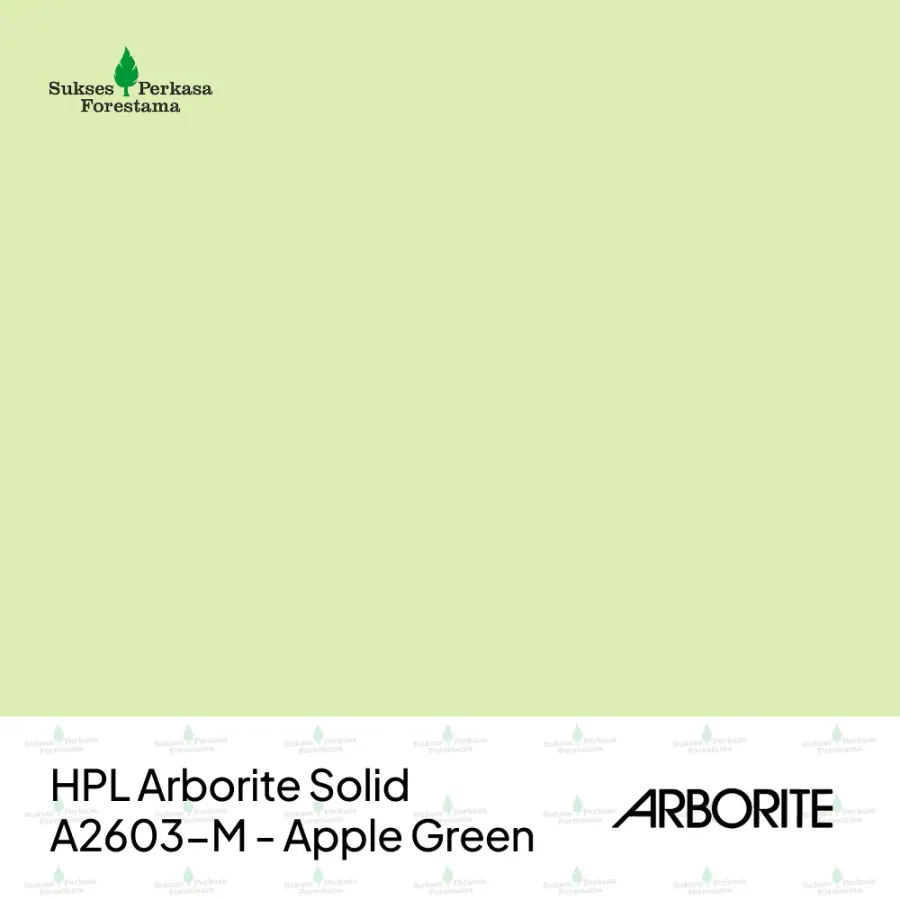 HPL Arborite Solid A2603-M - Apple Green