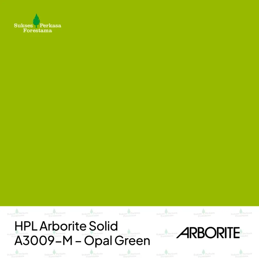 HPL Arborite Solid A3009-M – Opal Green