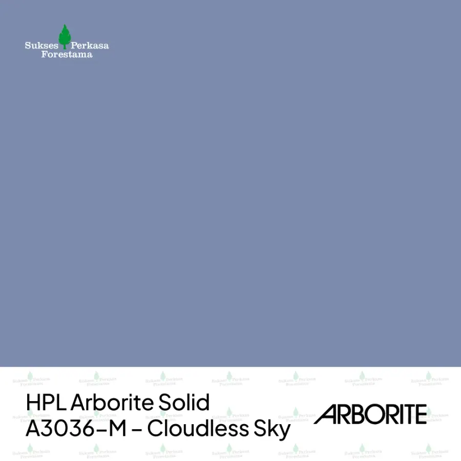HPL Arborite Solid A3036-M – Cloudless Sky