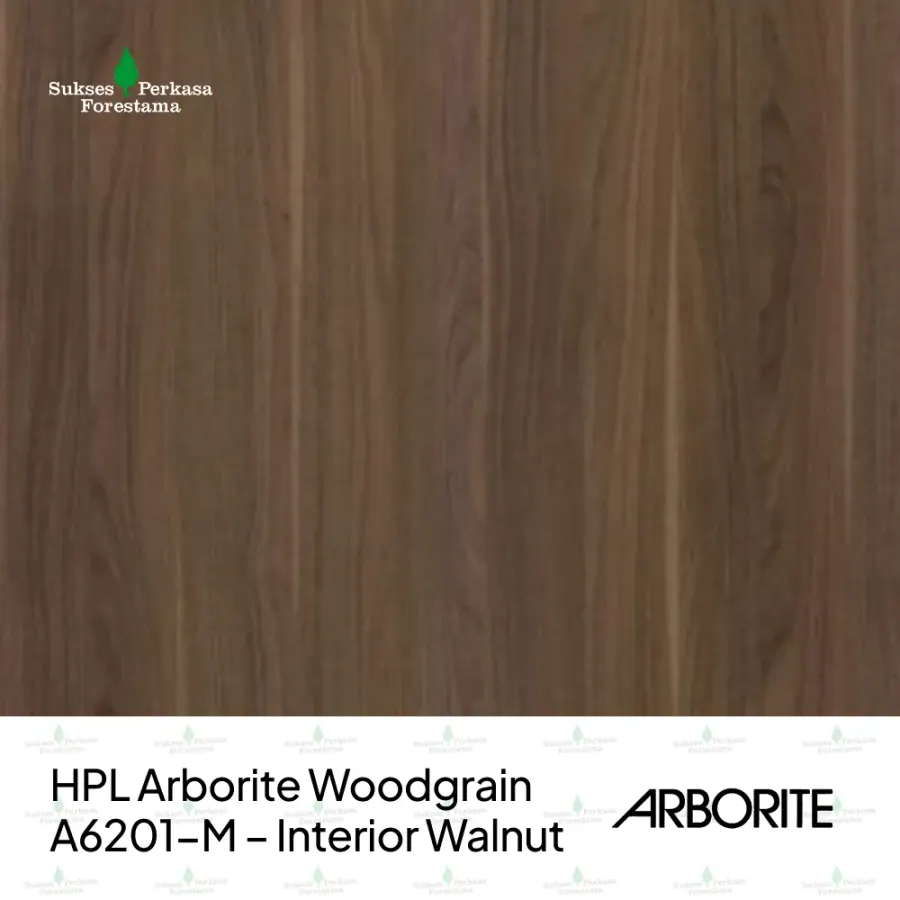 HPL Arborite Woodgrain A6201-M – Interior Walnut