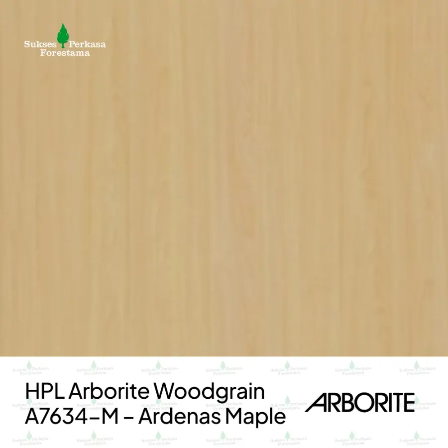 HPL Arborite Woodgrain A7634-M – Ardenas Maple
