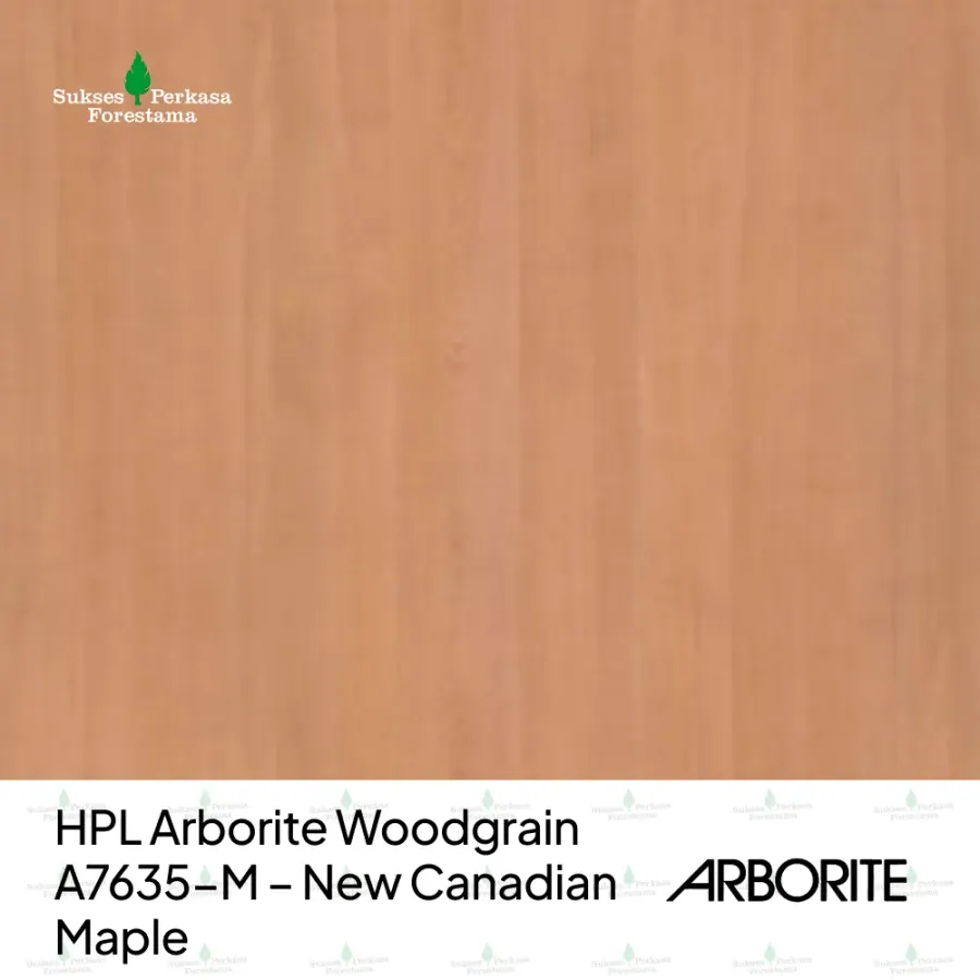 HPL Arborite Woodgrain A7635-M – New Canadian Maple