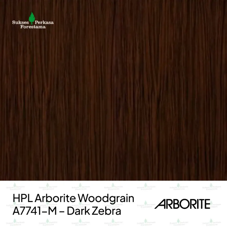 HPL Arborite Woodgrain A7741-M – Dark Zebra