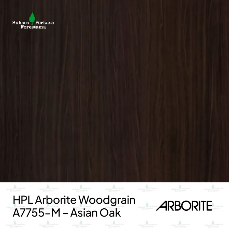 HPL Arborite Woodgrain A7755-M – Asian Oak