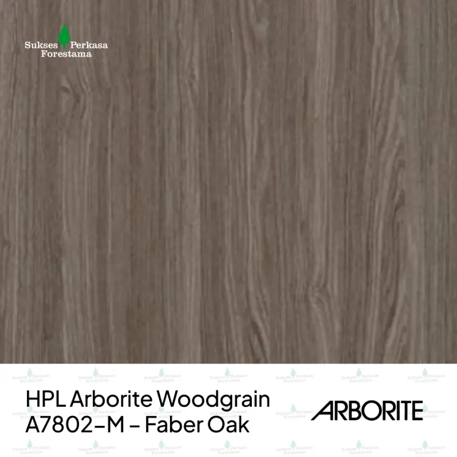 HPL Arborite Woodgrain A7802-M – Faber Oak