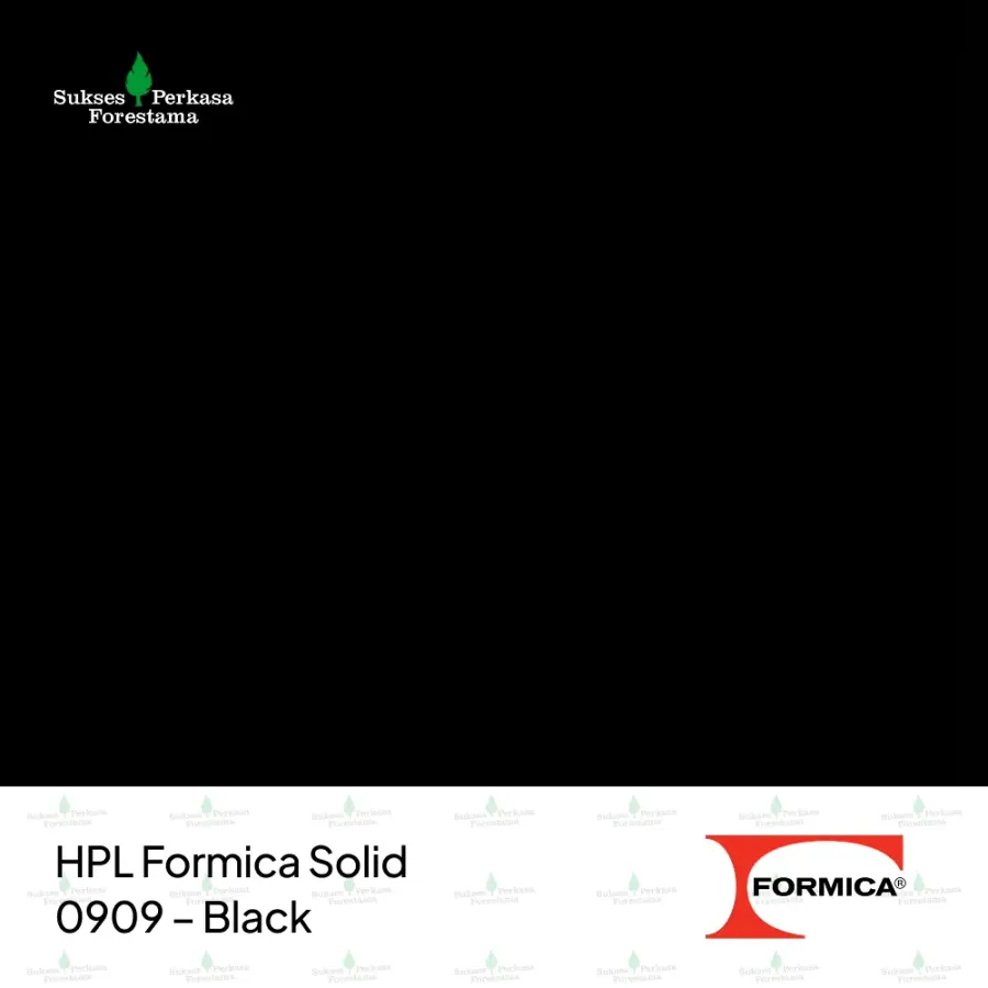 HPL Formica Solid 0909 – Black