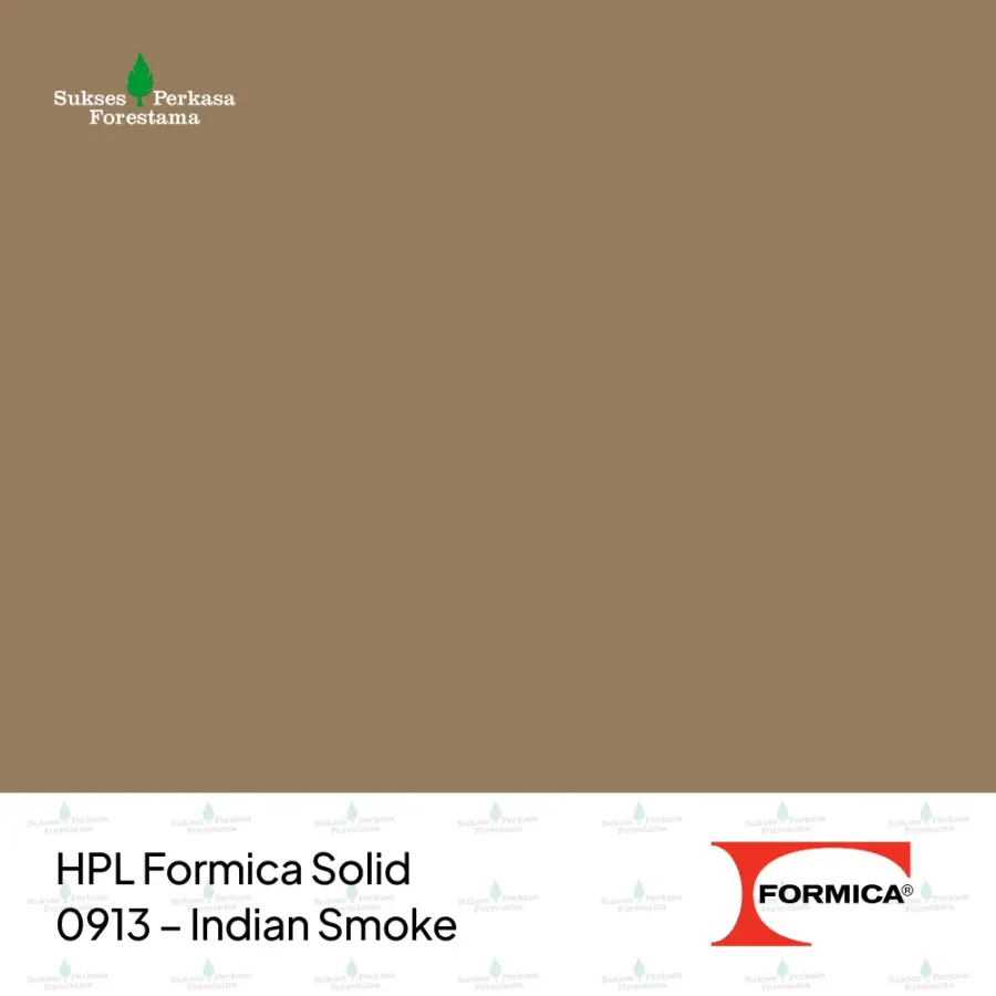 HPL Formica Solid 0913 – Indian Smoke