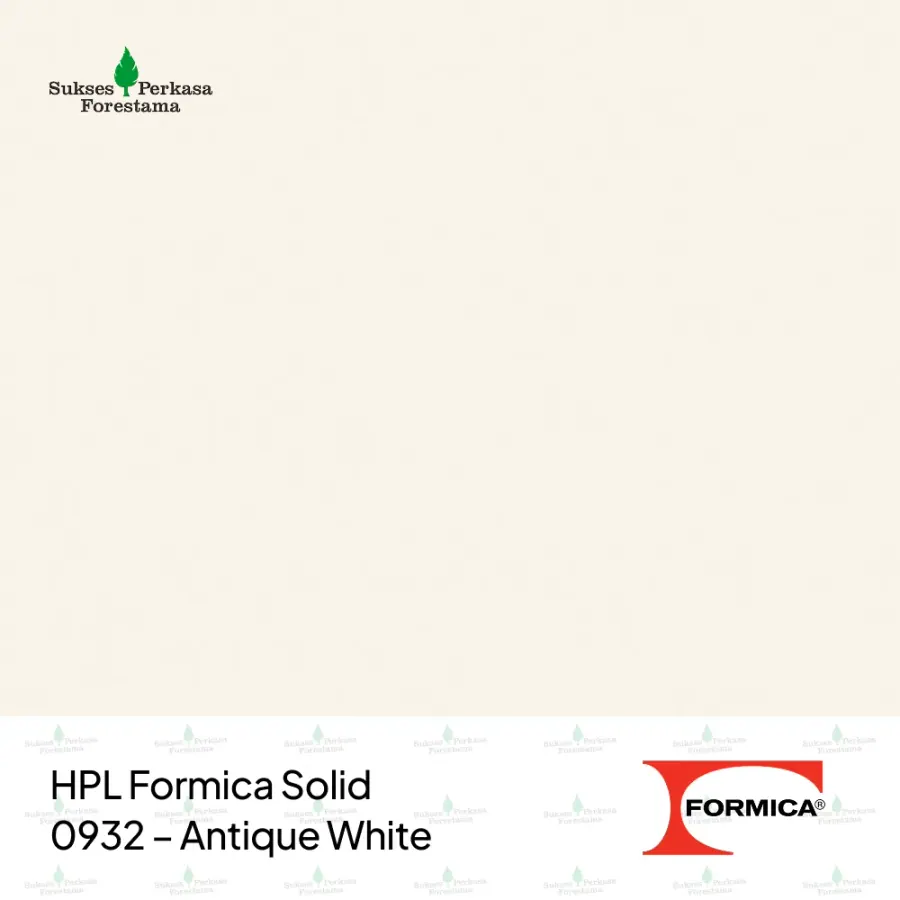 HPL Formica Solid 0932 – Antique White