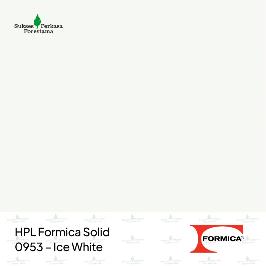HPL Formica Solid 0953 – Ice White