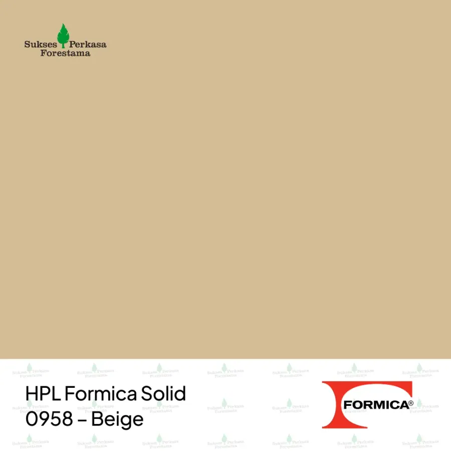 HPL Formica Solid 0958 – Beige