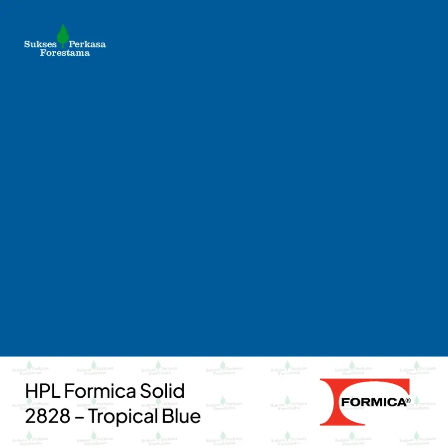 HPL Formica Solid 2828 – Tropical Blue