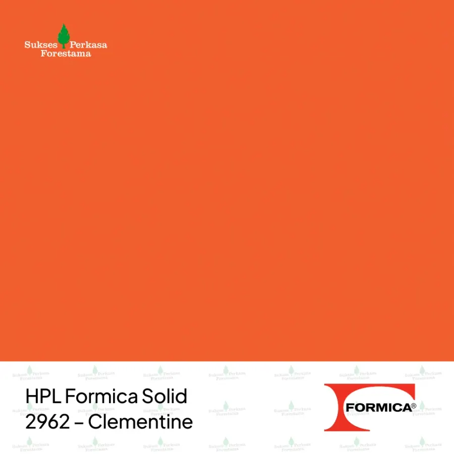 HPL Formica Solid 2962 – Clementine