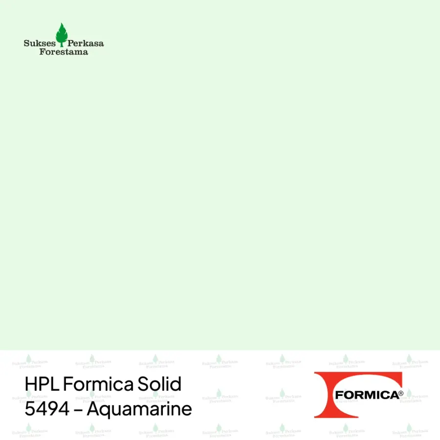 HPL Formica Solid 5494 – Aquamarine