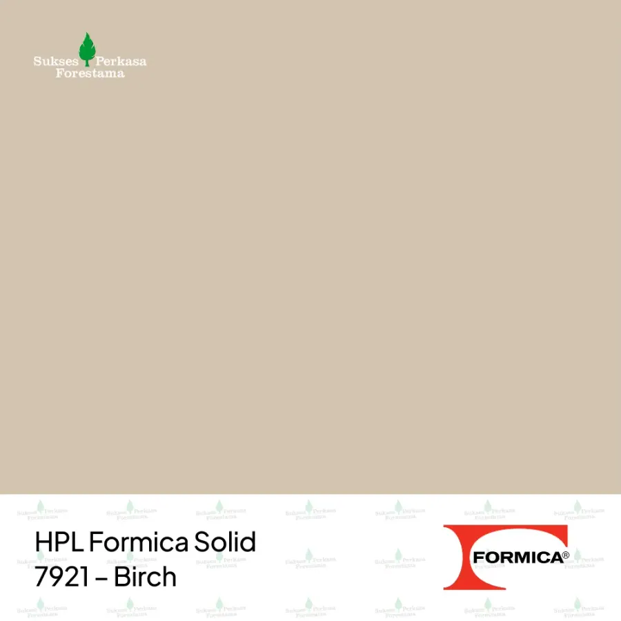 HPL Formica Solid 7921 – Birch