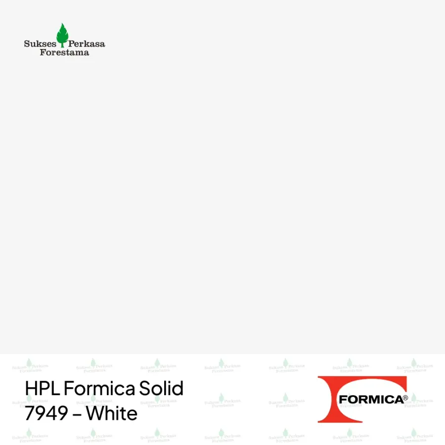 HPL Formica Solid 7949 – White