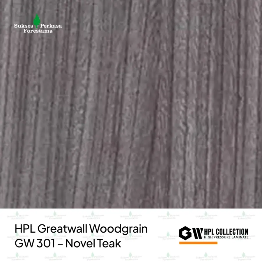 HPL Greatwall Woodgrain GW 301 – Novel Teak