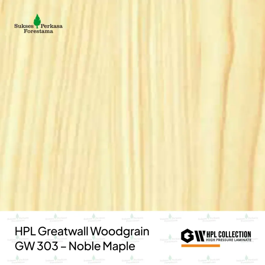 HPL Greatwall Woodgrain GW 303 – Noble Maple